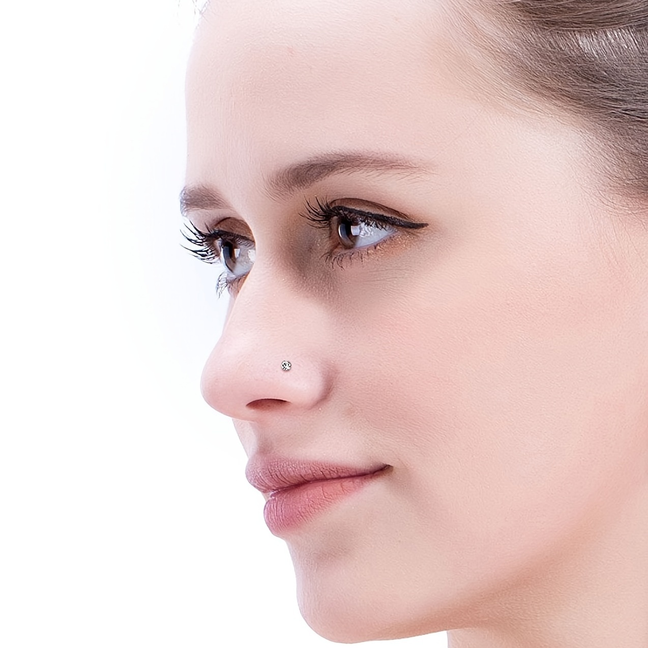 60 Pcs High-Quality Stainless Steel L-Shaped Nose Piercing Accessories - Durable, Hypoallergenic, Easy to Use, and Comfortable - Perfect for Nose Pier