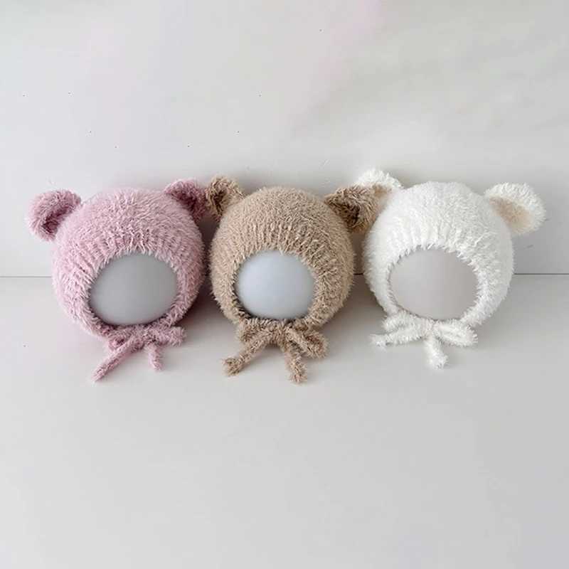 Baby Knitted Hat Comfortable Warm Bonnet Caps with Bear Ears Designing for Infant 6 Months to 3 Years OldXJ241213