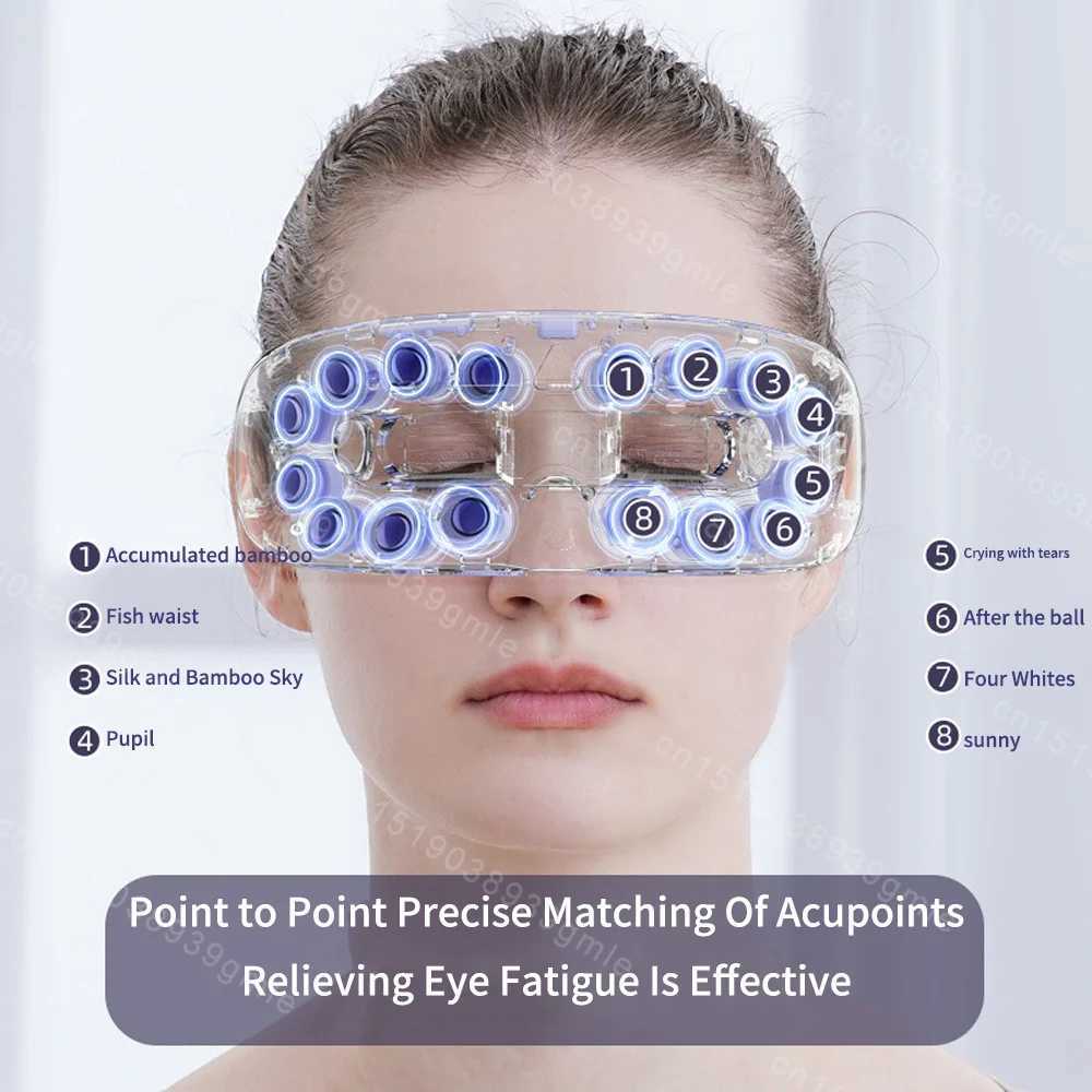 Intelligent Eye Massage Device Steam Eye Massager Acupoint Eye Massager Kneading Massage Eyes Hot Compress Relieve Eye Fatigue W241213