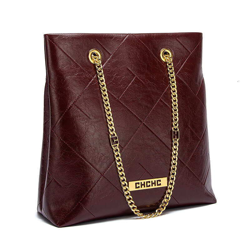 Women's Bags Classic Retro Style Pure Colour Fashion Women's Bag Simple Versatile Chain Shoulder Strap Design Exquisite Workmanship