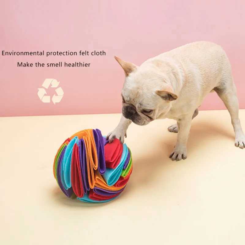 Dog Sniffing Ball Mat Training Food Slow Feeding Mat Foldable Pet Nose Blanket Toy Relieves Stress Dog Cat Puzzle Toy X241213
