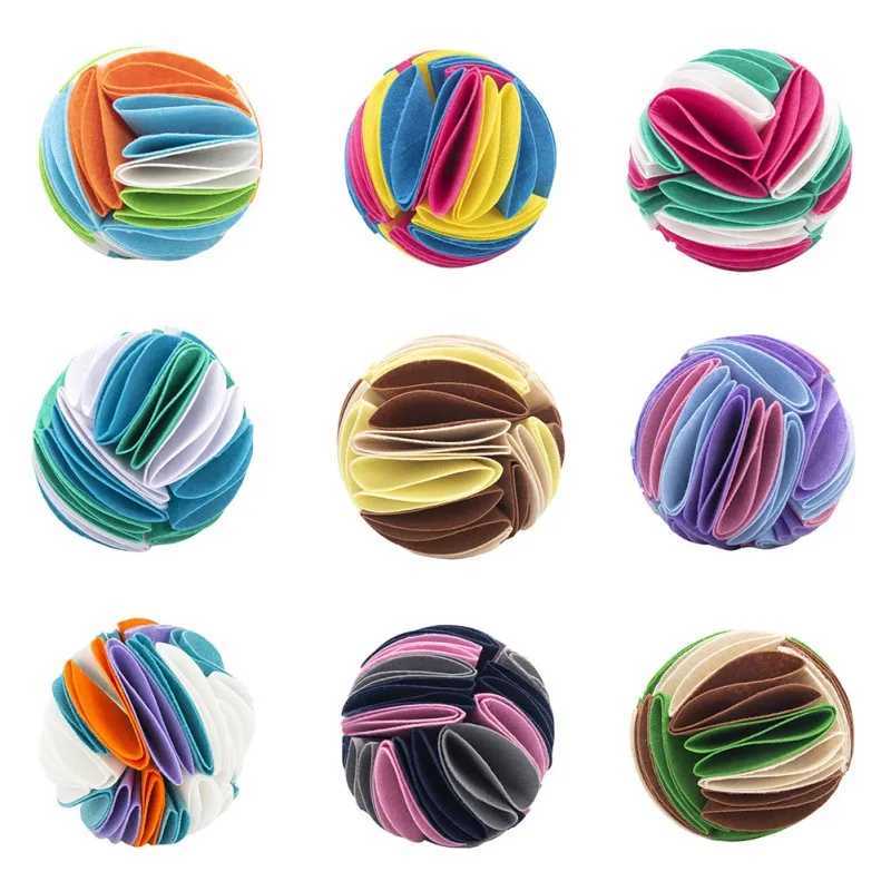 Dog Sniffing Ball Mat Training Food Slow Feeding Mat Foldable Pet Nose Blanket Toy Relieves Stress Dog Cat Puzzle Toy X241213