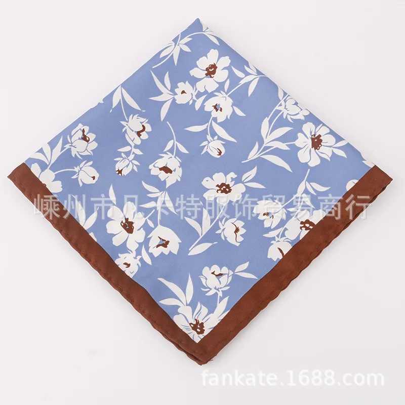 Linbaiway Womens Handkerchief for Mens Big Silk Scarf Mens Pocket Towel Square Scarf Chest Towel for Wedding Custom W241213