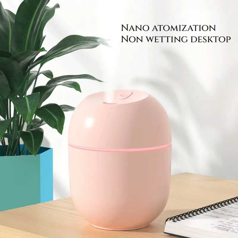 Portable 220ml Mini Cup Spray Mist humidifier Double Wet Aroma Essential Oil Diffuser Car usb air humidifierXJ241213