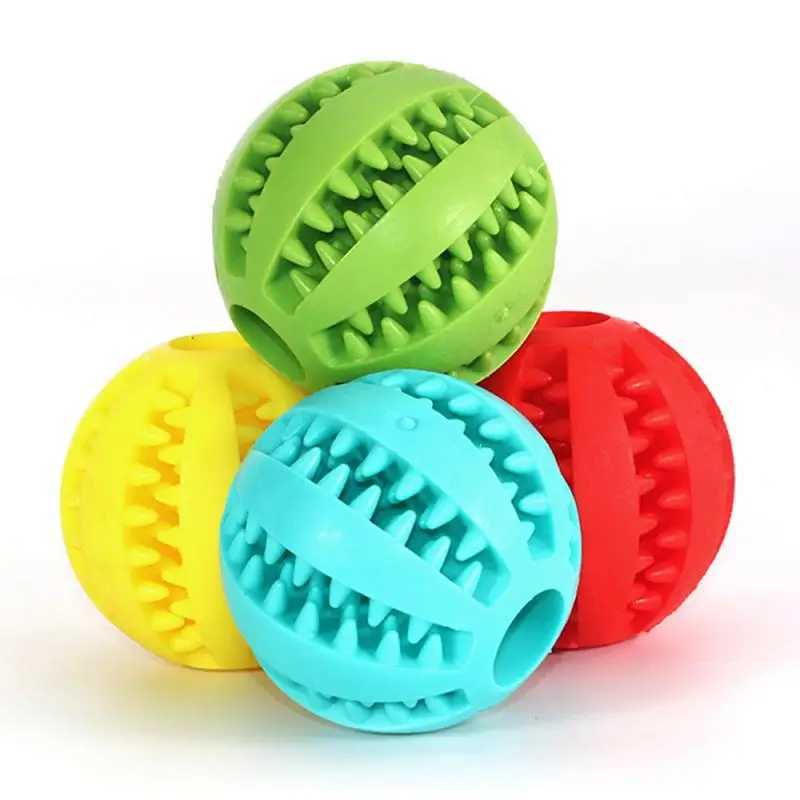 Soft Pet Dog Toys Funny Interactive Elasticity Ball Dog Chew Toy For Dog Tooth Clean Ball Food Extra-tough Rubber Ball Dog X241213