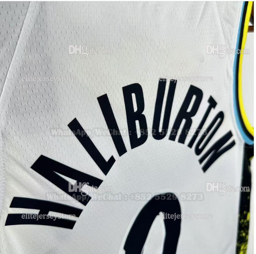 Personalized Custom Basketball Jersey Tyrese Haliburton Bradley Furphy Mathurin Toppin Turner Women Youth Embroidered Letter Number Design Polyester