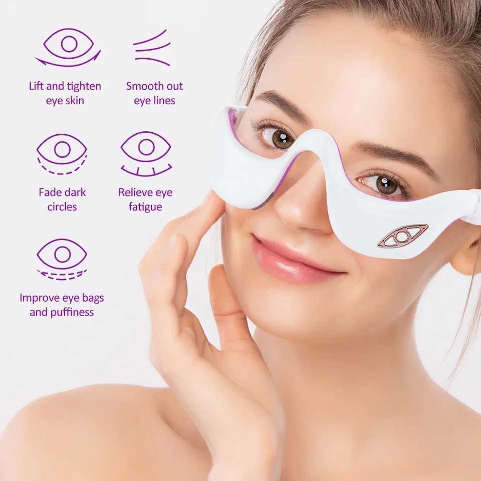 3D Eye Massager Microcurrent Constant Temperature Infrared Eye Relaxer Improves Eye Bags Relieves Eye Fatigue Electric Eye Beauty Equipment W241213