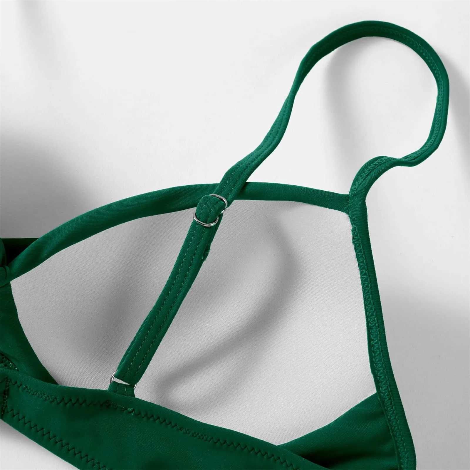 High Waist Bikini 2024 Woman Swimsuit Women Swimwear Bathing Suit Padded Push Up Ruched Swimsuit Women Bikini SetXJ241212