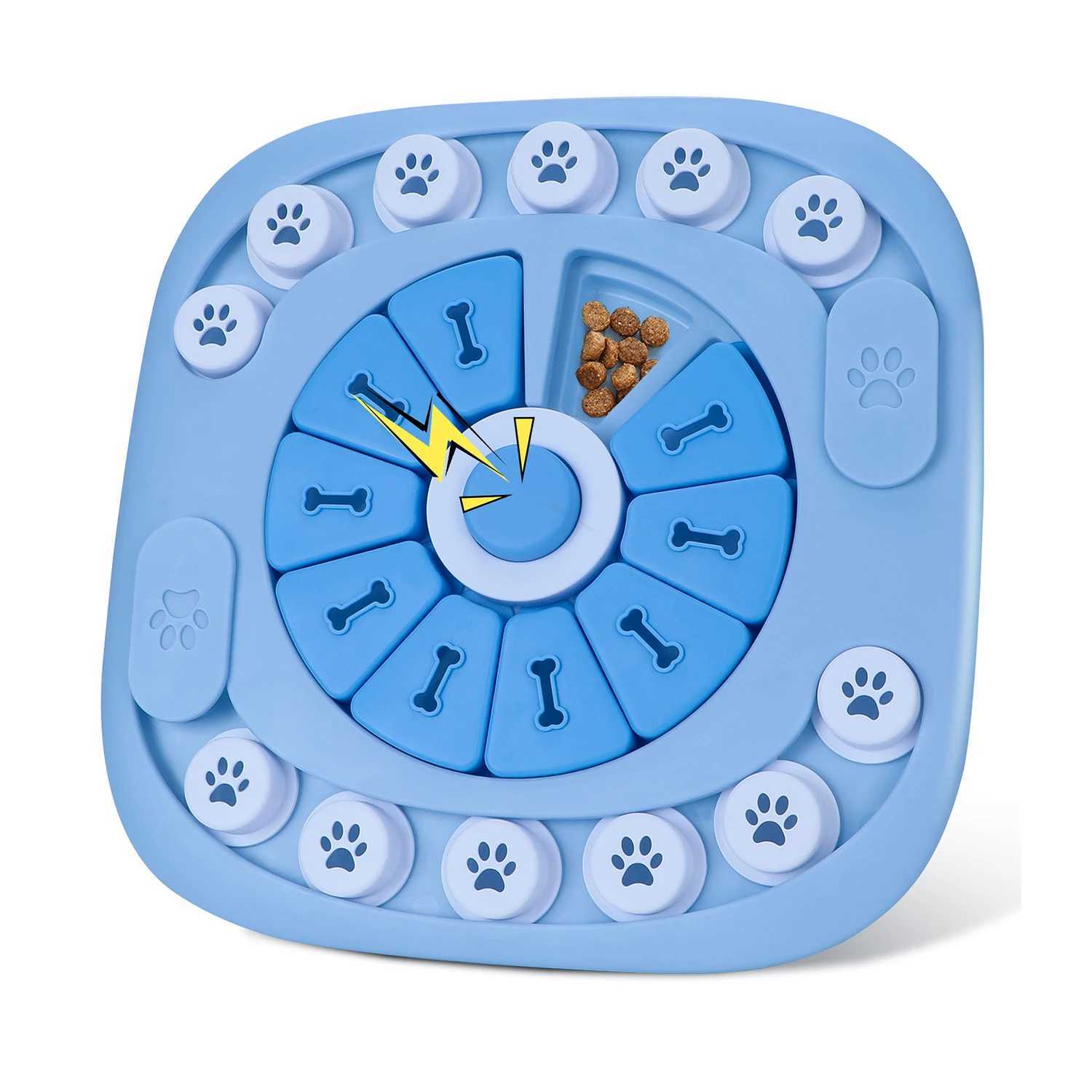 Dog slow feeder dog bowl food dispenser pet puzzle cat training game interactive puppy IQ food dispenser X241213