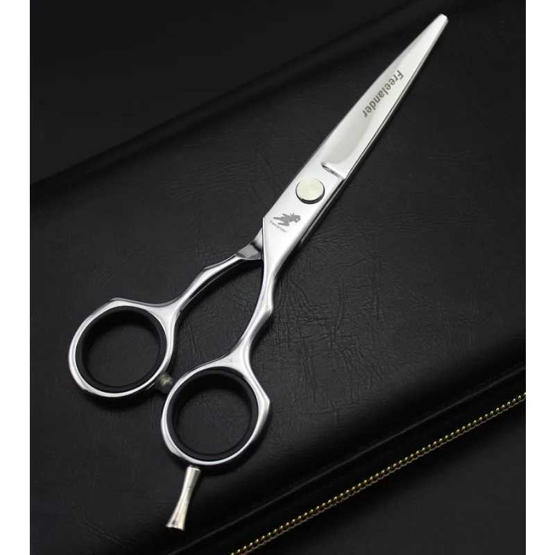Professional Japan 4cr 6 inch Black cut hair scissors haircut sissors thinning barber hair cutting shears hairdresser scissors M241213