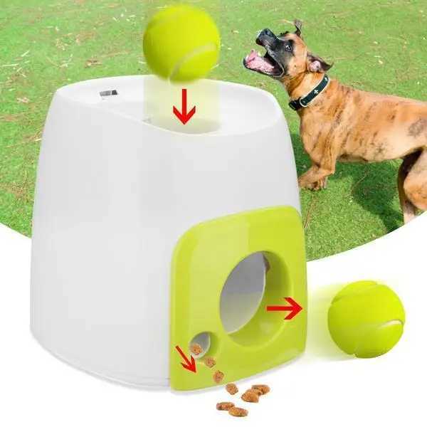 Interactive toys pets puzzle balls throwing dogs toys tennis balls launchers food feeders dispensers toy dog items X241213