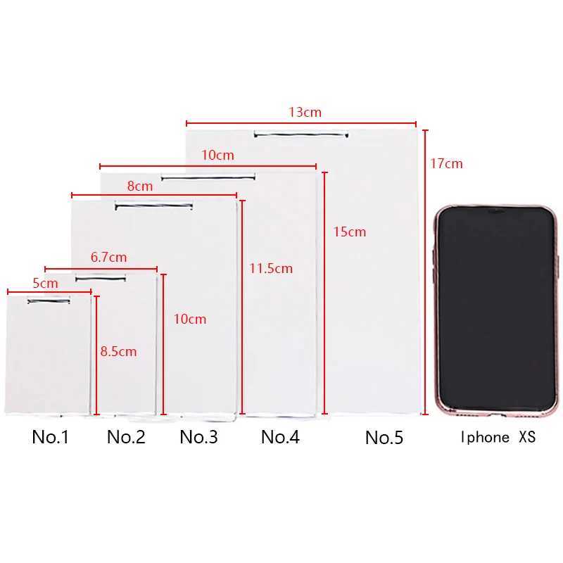 Small Sizes Folding MakeUp Mirror Rectangle Ultra-thin Pocket Mirrors Personalised Portable Compact Folding Cosmetic MirrorsXJ241213