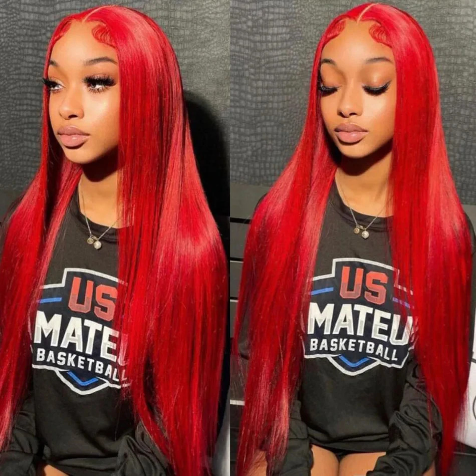 Bone Straight 30 Inch 13x4 Highlight Brown Wig Look Like Human Hair Classy Hd Lace Frontal Wig Glueless Pre Plucked Black Hair Colored Transparent Sil