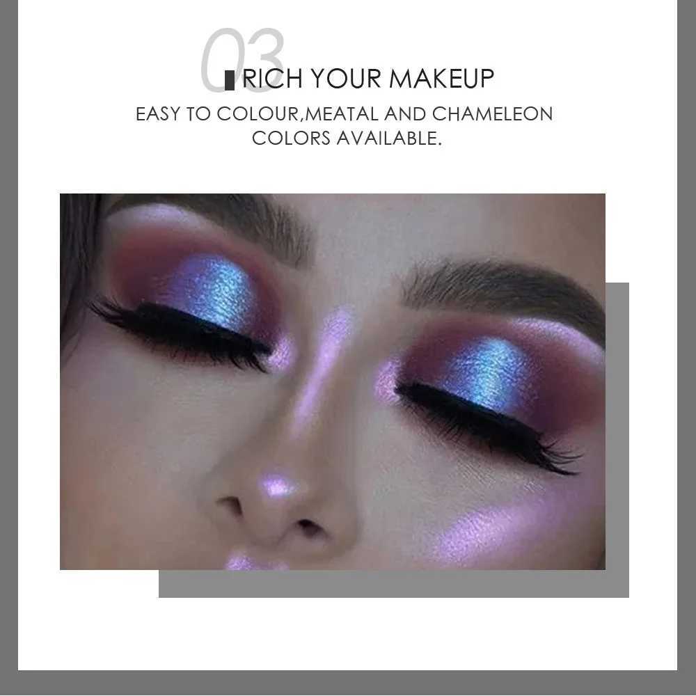Monochrome Glitter Eyeshadow 2 Colors Natural Potatoes Texture Pearlescent Long Lasting Diamond Shiny Eye Makeup Cosmetics W241213
