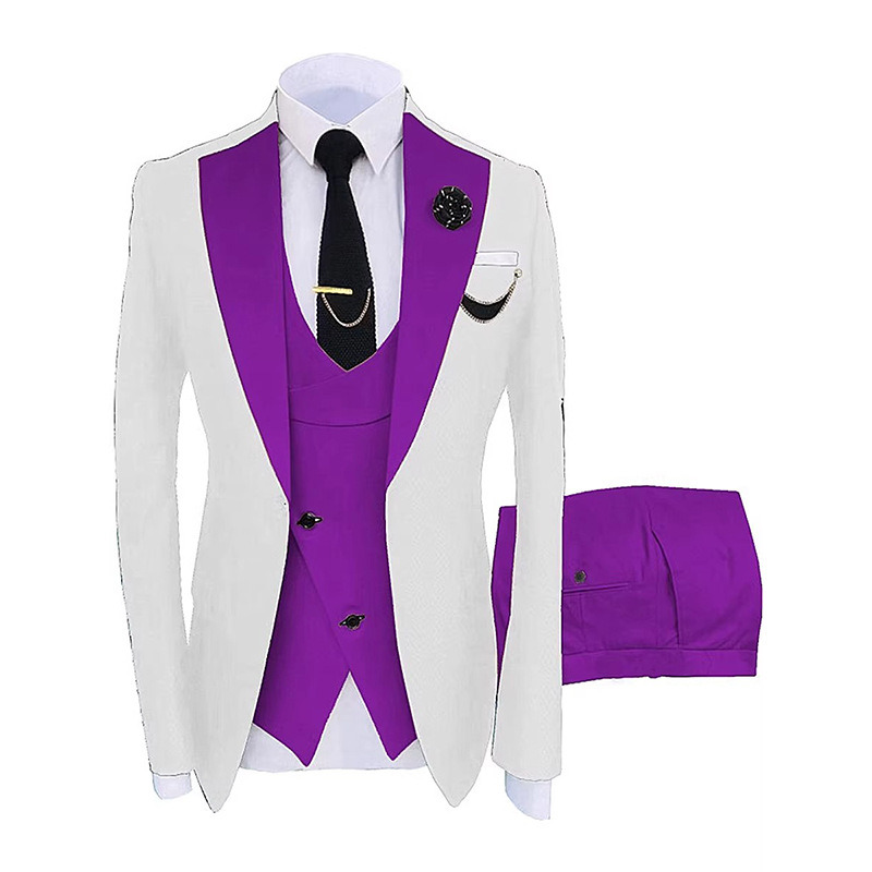 Men's K605 Formal Business Suit Design with Large Size Options