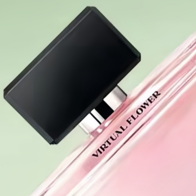 Luxury Glass Bottle Parfum Lady 90ml Virtual Flower EDP Women Perfume