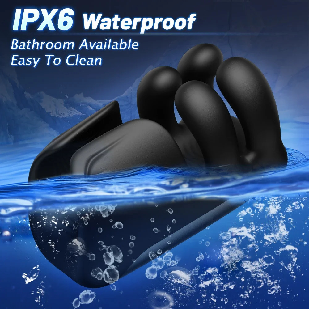 Penis Training Vibrator Men Glans Massage Stimulator For Ejaculation Delay Male Masturbator With Finger Pinching Sex Toys 241213