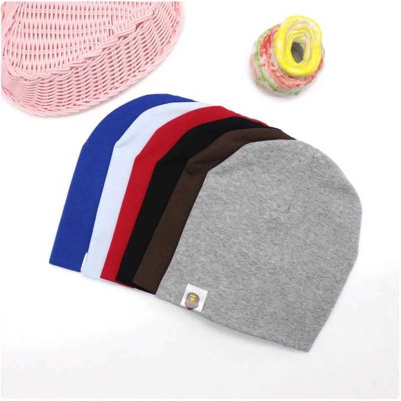 Solid Beanies Hat for Kids Baby Girls Boys Autumn Winter Caps Warm Soft Candy Knitted Bonnet Hats Skullies Toddler Children CapXJ241213