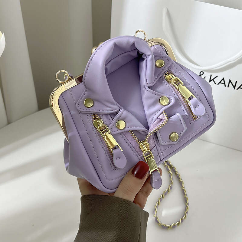 Popular niche women's jackets, suit motorcycle fashionable single shoulder crossbody bags, 2024 new casual fashion trend clothing