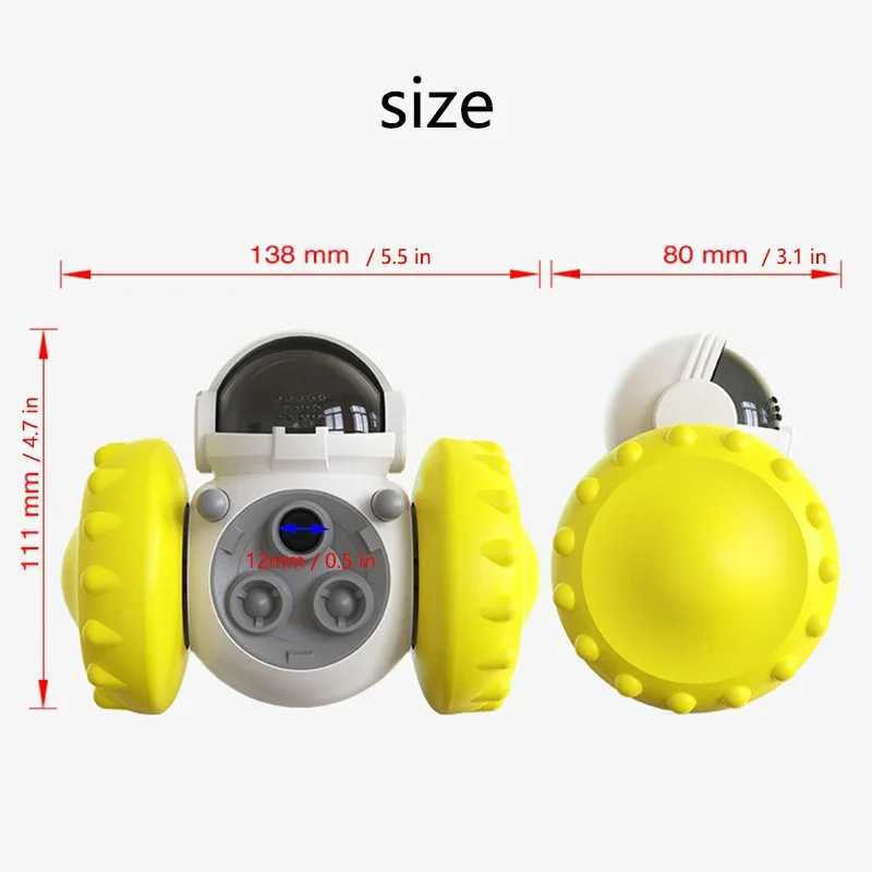 Dog Puzzle Toys Pet Food Interactive Tumbler Slow Feeder Funny Toy Food Treat Dispenser for Pet Dogs Cats Training Dog Supplies X241213