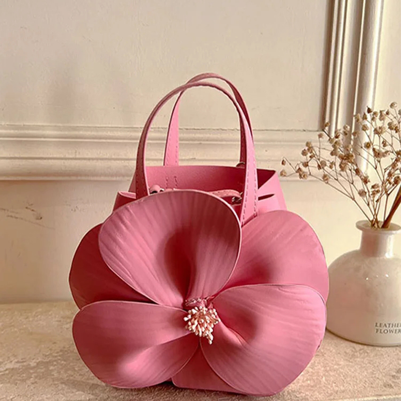 Bucket Purse Wer French Mini Tote PU Leather Handbags Designer Drawstring Makeup Bag High Quality PU Cartoon