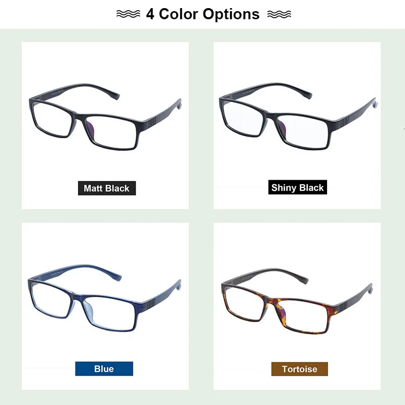 DeDing Men Super Large Wide Oversized Full Frame Rectangular Clear Lens Glasses Size6018148mm anteojos de hombres DD1100 241213