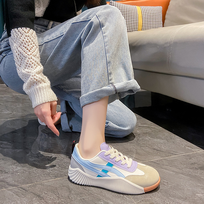 Women's comfortable casual sports single shoes Breathable casual student board shoes ladies running shoes