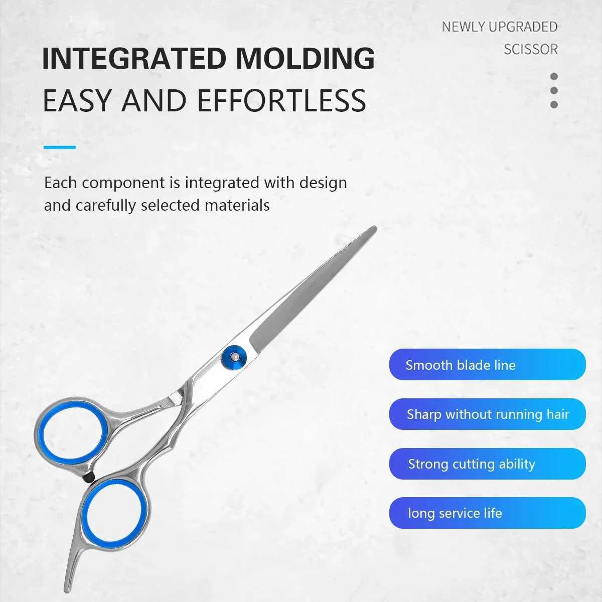 New Arrival Professional stainless steel clipper for thinning hair 6-inch hair trimming tool Z241213