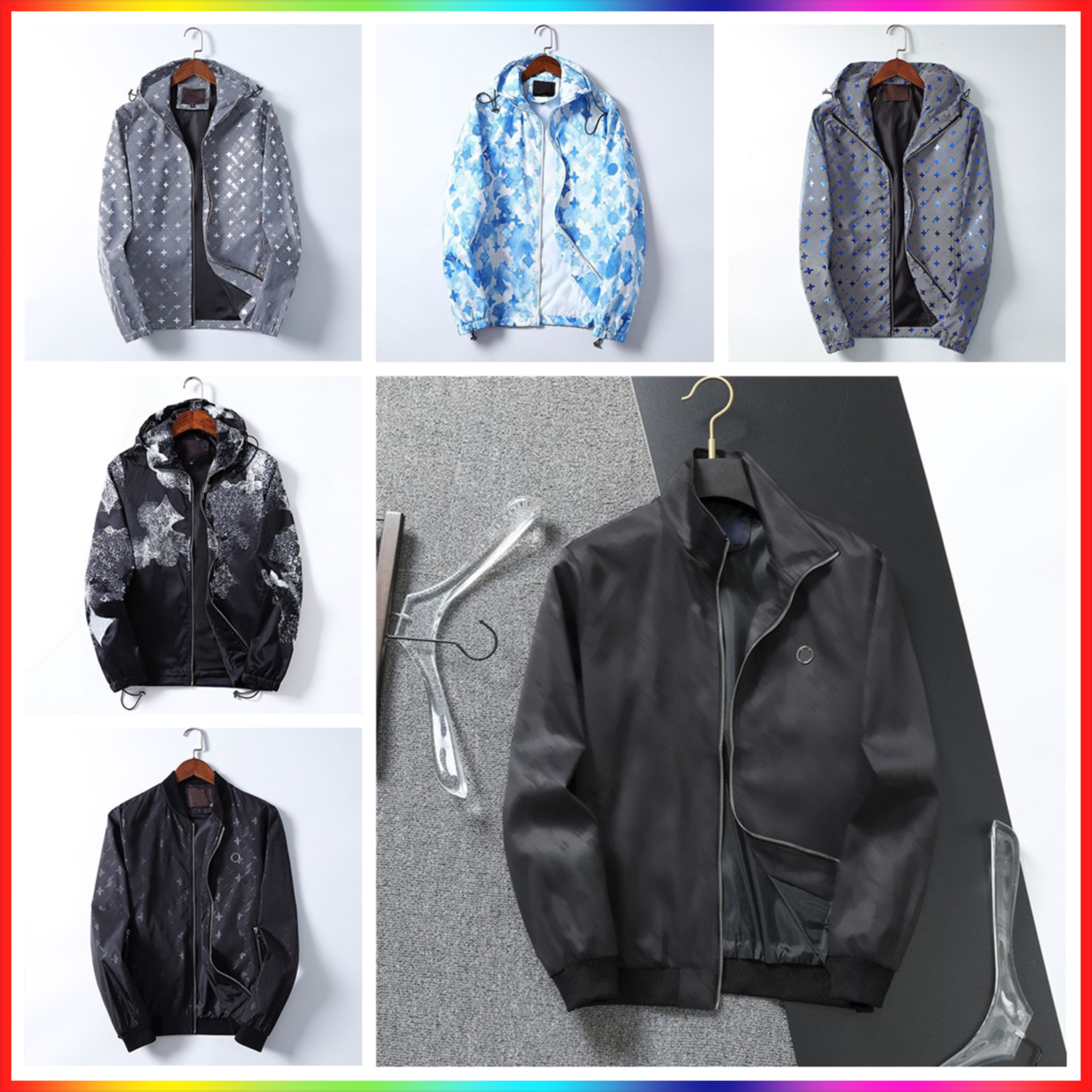 2024 New designers Mens jackets Thin Men Waterproof Wind Breaker Coat Zipper Hoodie Jacket Quick Drying Sport Luxury Autumn Slim Outerwear Clothing Windbreaker