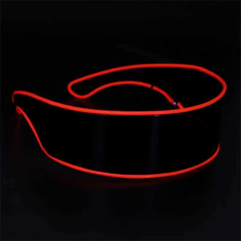 Sunglasses Luminous LED Glasses Dance Glowing Props Neon Goggle Decorative EL Wire Glasses For Rave Music Performance Festival Supplies H241213