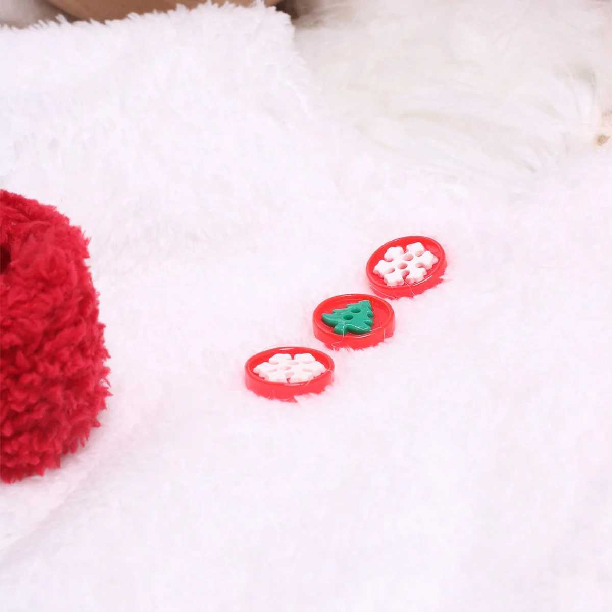 Scarves Wraps Ylsteed 3 Pieces Set Newborn Christmas Outfit for Photo Shooting Baby White Jumpsuit Suit with Hat Scarf Infant Photo Props H241213