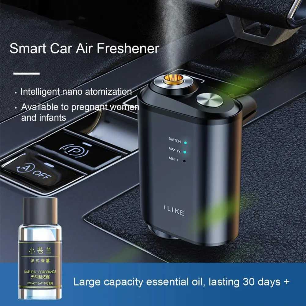Smart Car Air ener Aroma Diffuser Modes Auto On/Off Rechargeable Car Air Vent Clip-on Intelligent Car Aroma DiffuserXJ241213