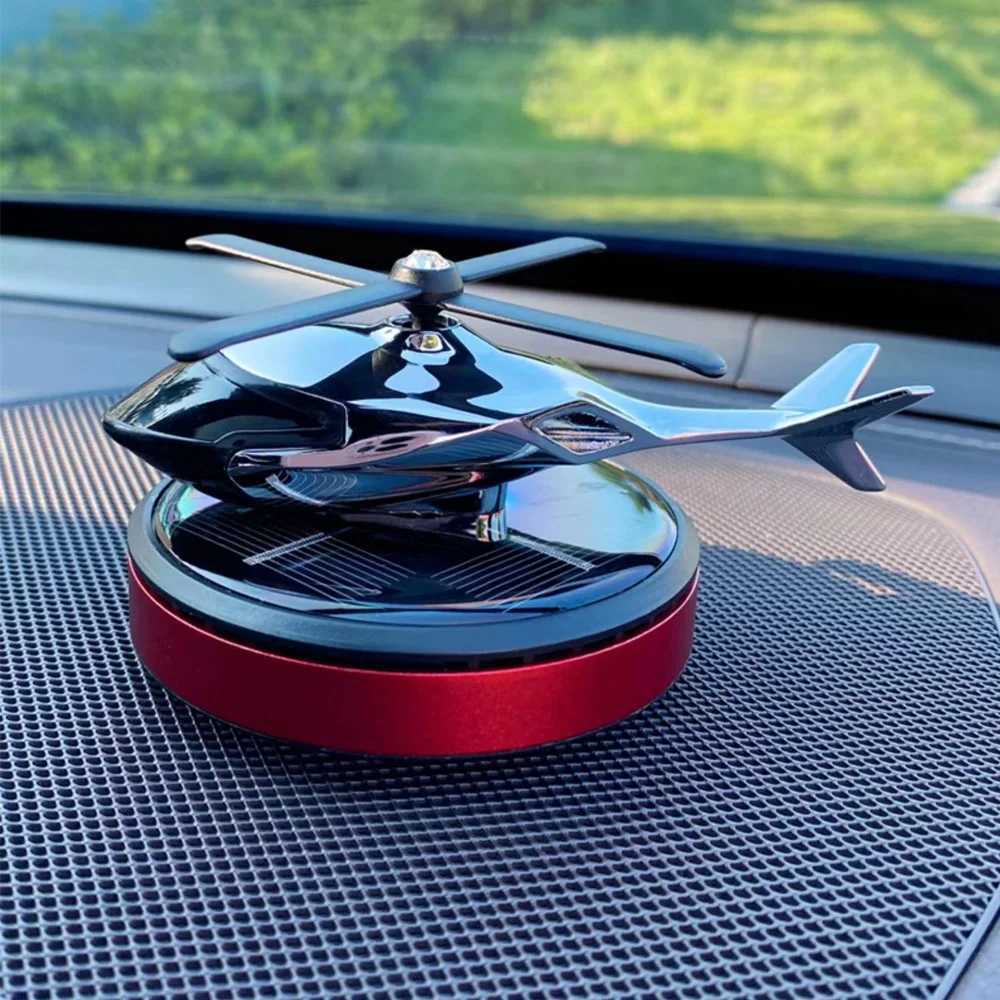 Solar Power Heliter Air Cystal Solar Energy Plane Diffuser Spinning Heliter Perfume Car Dashboard AromaXJ241213