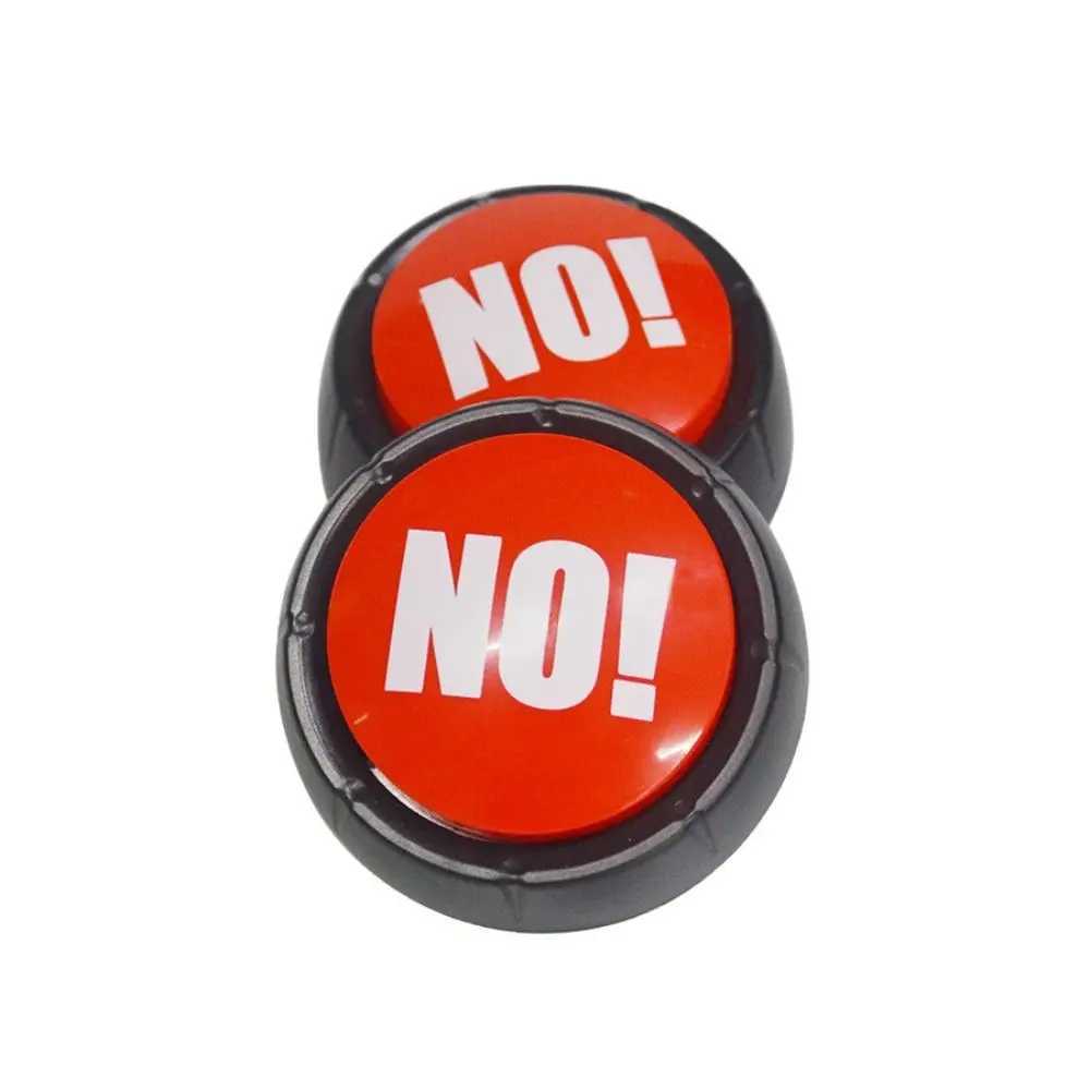 Button Sound Yes No Buttons Answer Buzzer Toy Buzzers Game Talking Party Dog Quiz Prank Funny Toys Show Recordable Wrong X241213