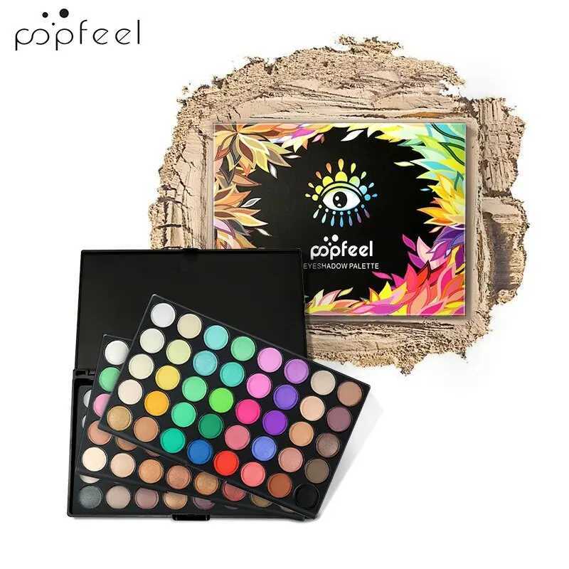 20 color eye shadow palette rainbow color fusion eye shadow palette professional matte flash makeup tray color powder W241213