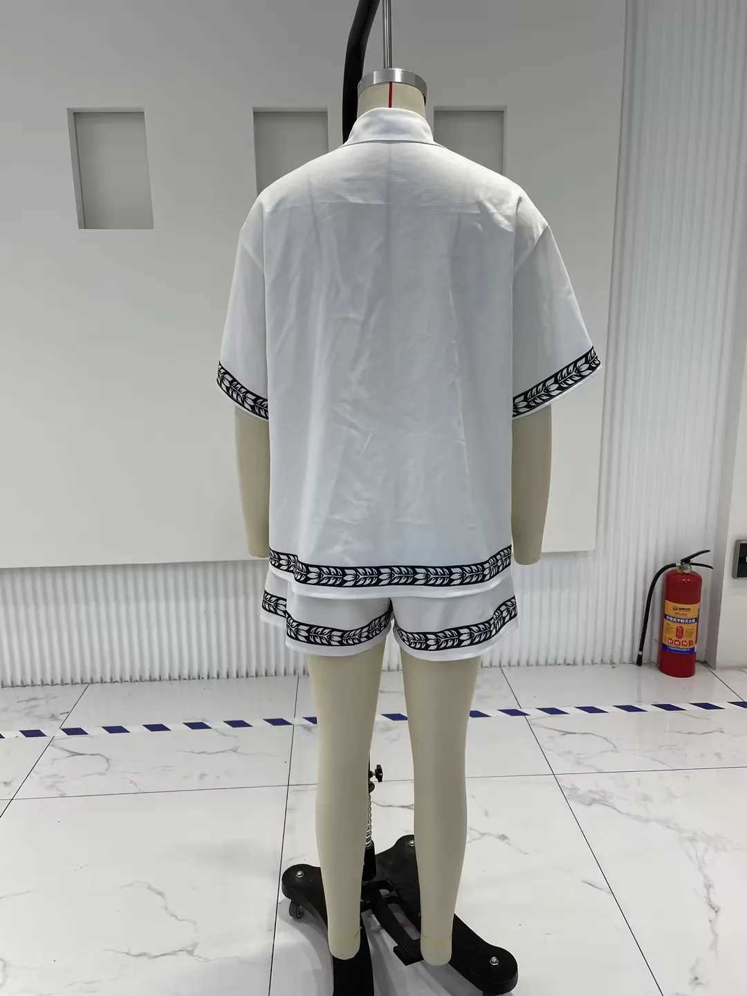 Women's Two Piece Pants Hirigin Women Summer Shorts Outfits Fashion Print Short Slve Shirts Tops Elastic Waist Shorts Vintage 2 Pieces Clothes Se