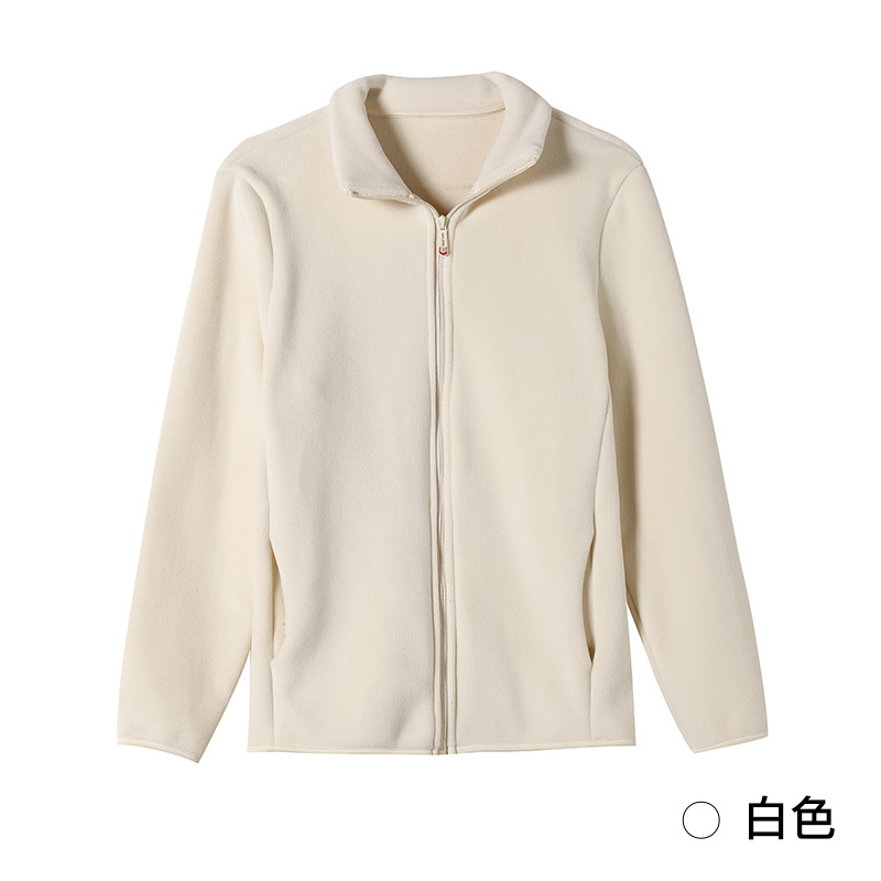 M12123 Double-sided polar fleece jacket fleece jacket plus velvet thickened winter sweatshirt