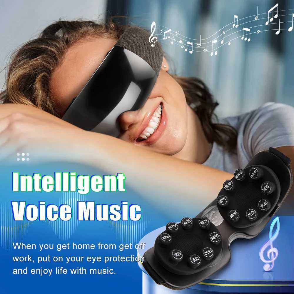 Electric eye massager vibration therapy point hot eye massager hot pressing eye care Acupoint massage relieves fatigue W241213