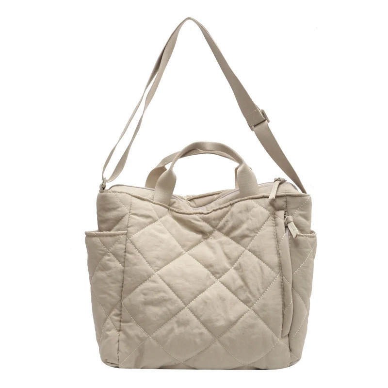 Large capacity Tote Bags for Women Shoulder Side Bag Fashion Space cotton Shopper Shopping Bags cute Ladies Winter 241205