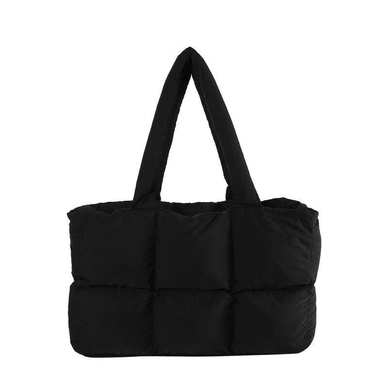 Internet celebrity trendy cotton tote for women large capacity hand-held armpit commuting bag 2024 new casual fashion trend clothing