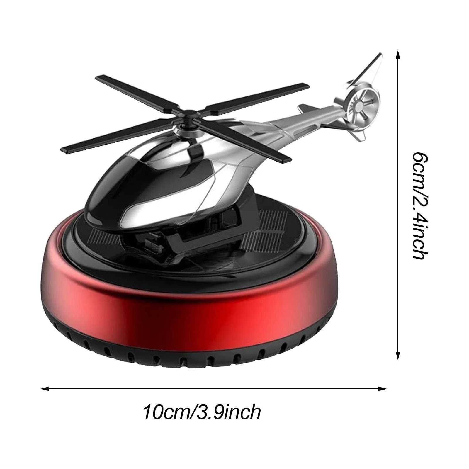 Car Air ener Heliter Solar Propeller Rotating Aroma Diffuser Car Styling Fragrance Decoration Auto Interior AccessoriesXJ241213