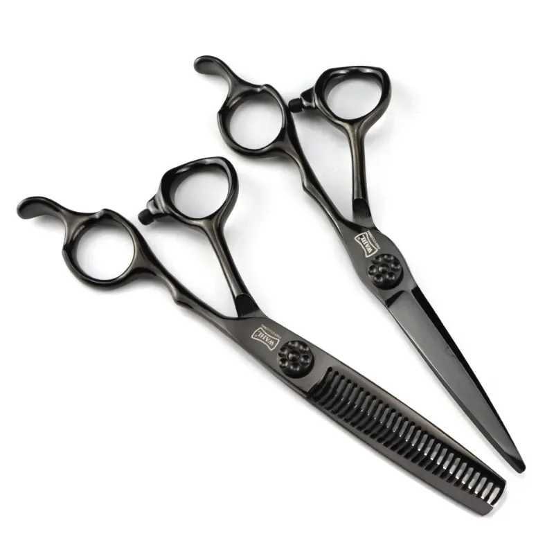 New Arrival Professional Japanese 440C stainless steel 7-inch PLUM handle clipper used for hairdressers to cut hair Z241213