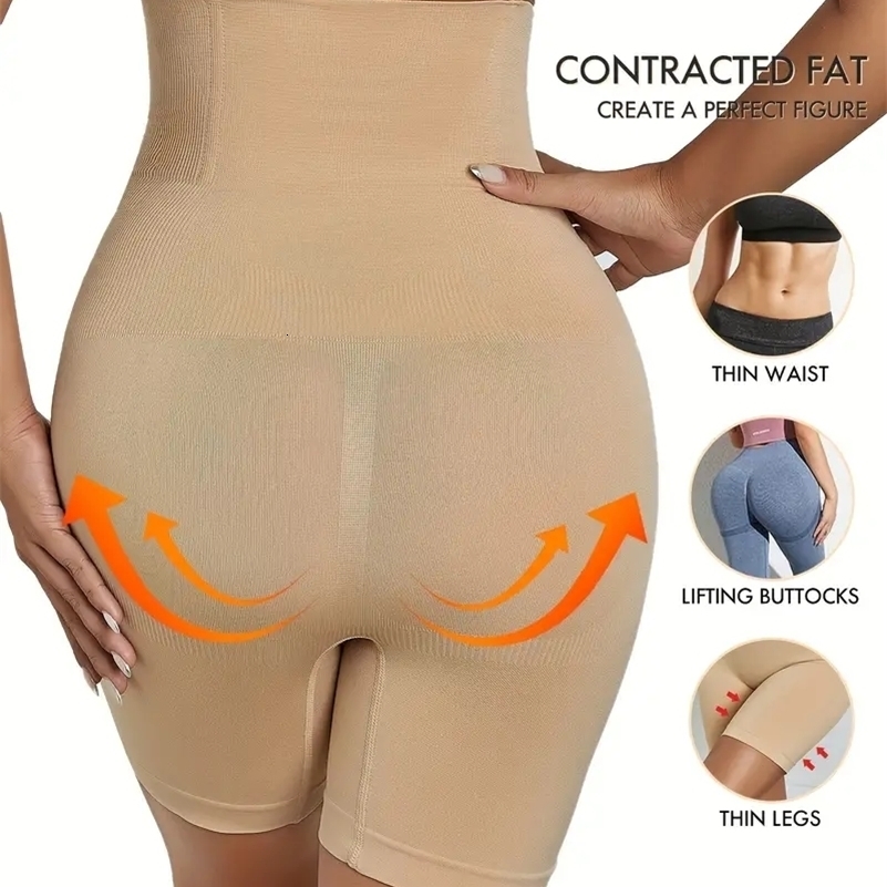Super Sale High Waist Shaping Control Panties Tummy Butt Lifting Slim Shorts Underwear Shapewear Body Shaper 241121