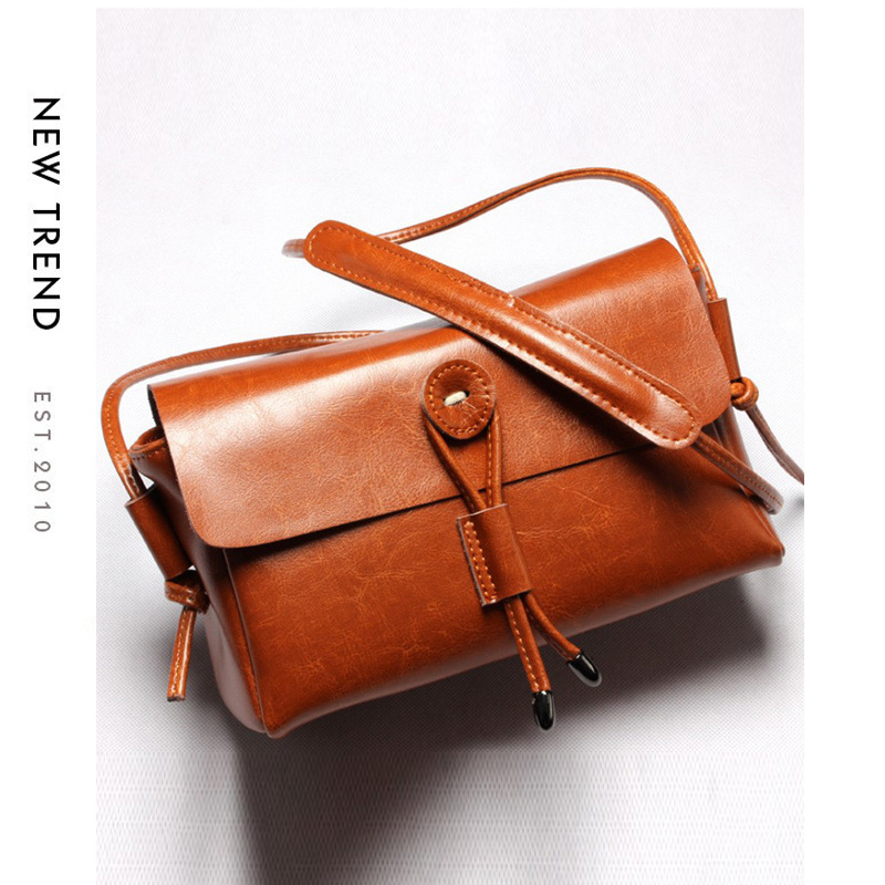 Ladies' 2024 new crossbody bag, women's bag, leather small square bag, bucket bag, bags, light luxury handbag