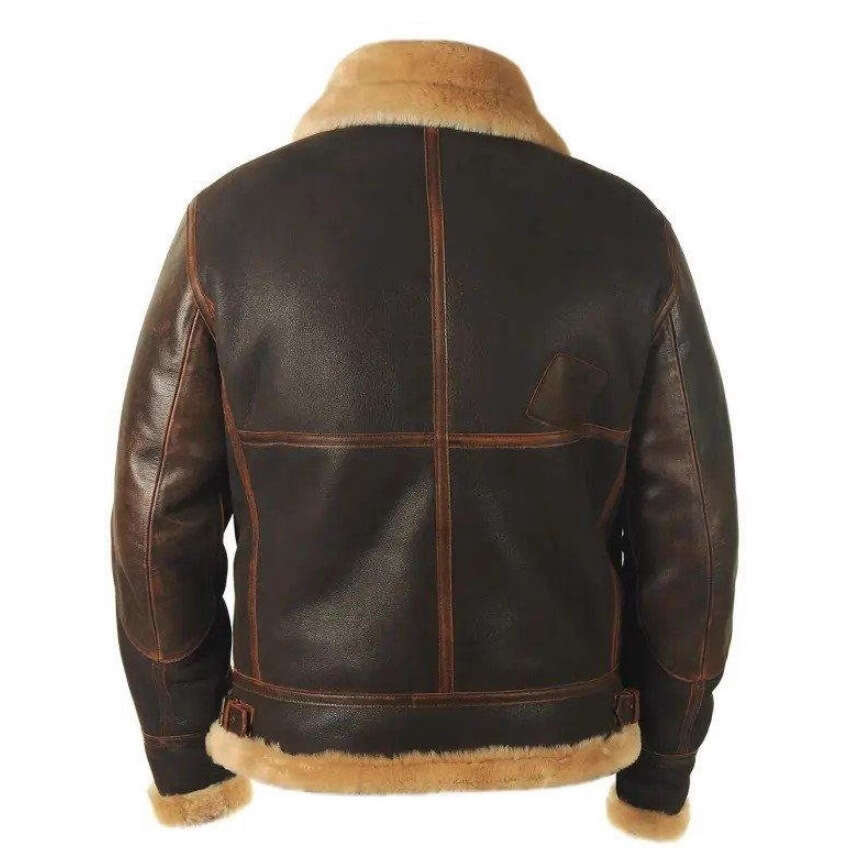 Autumn And Winter Brown Lapel Digging Bag Zipper Combined Youth Casual Spot Jacket Optimized Fashion Quality Classic