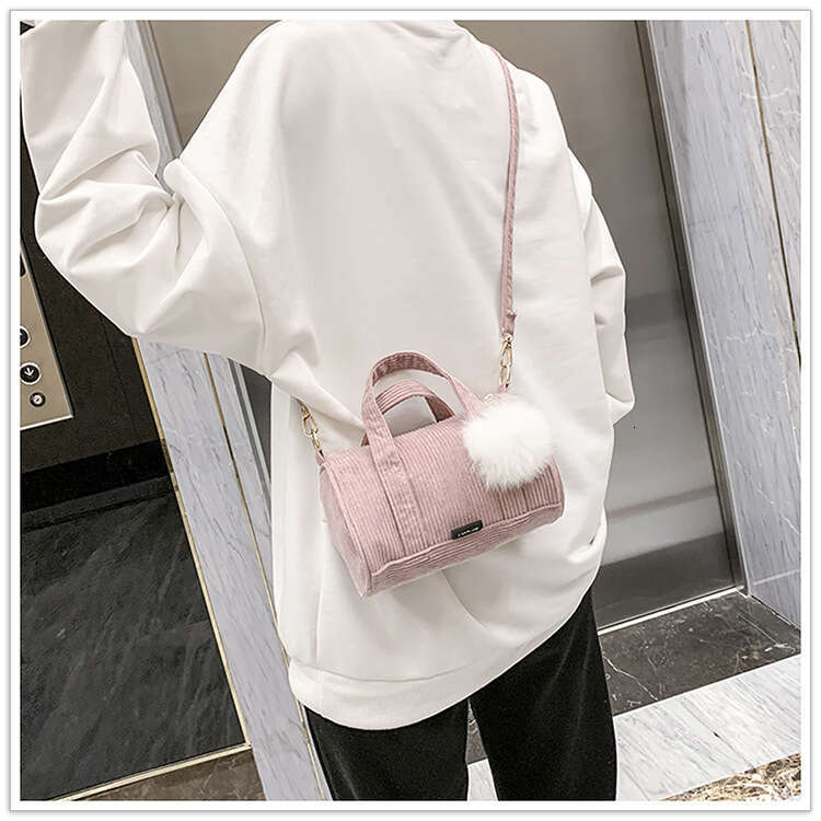 Women's Corduroy New Handbag Korean Version Simple Forest Pillow Crossbody Bag Wholesale Fashionable Quality Classic