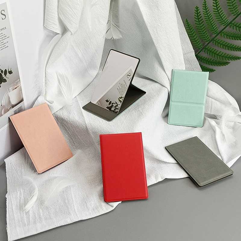 Pocket Rectangle Makeup Folding Mirrors Ultra-thin Folding Make Up Mirror Portable Compact Cosmetic MirrorXJ241213