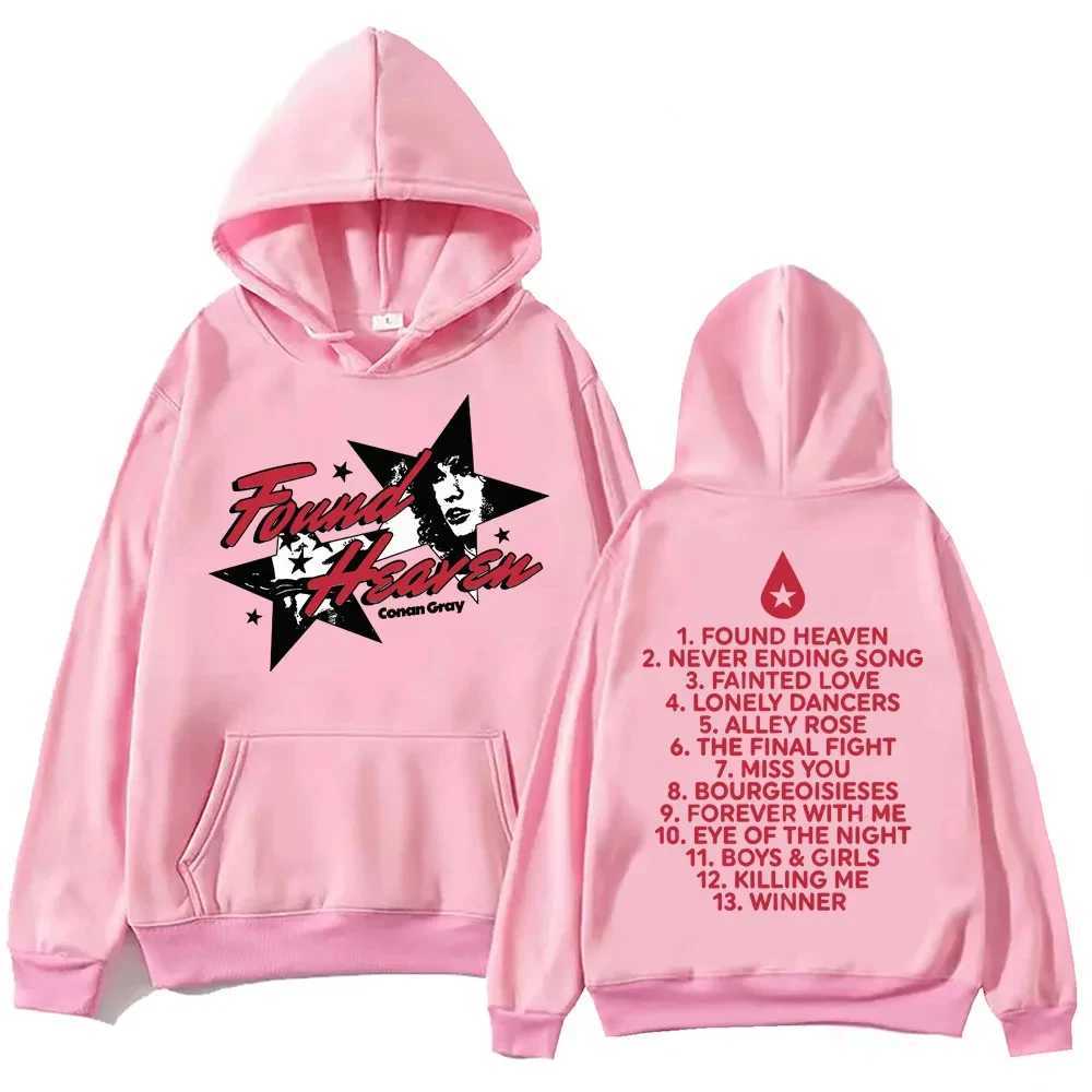 Konan Gray discovered the Heaven Hoodie Harajuku Hip Hop Flip Pop Music Sportswear Fan Gift for Men and Women Casual W241213