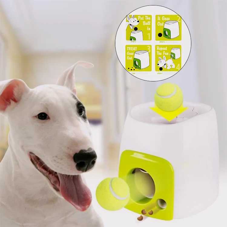 Interactive toys pets puzzle balls throwing dogs toys tennis balls launchers food feeders dispensers toy dog items X241213