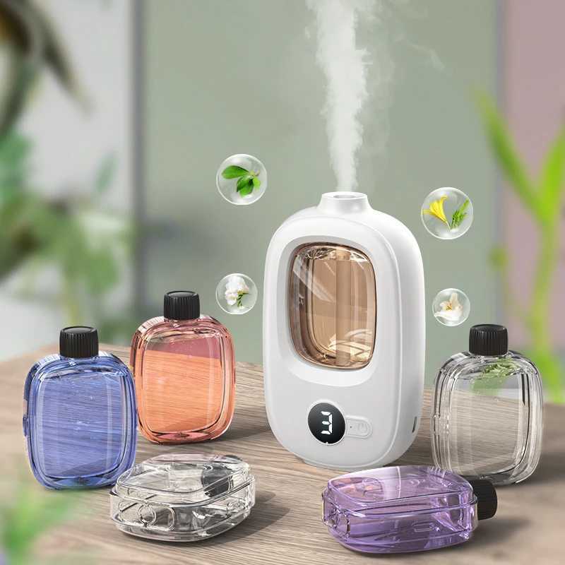 1Set Wall-mounted Diffuser Aroma Mane Smart With Display 6 Scent Car Air ener Home Bathroom DeodorizationXJ241213